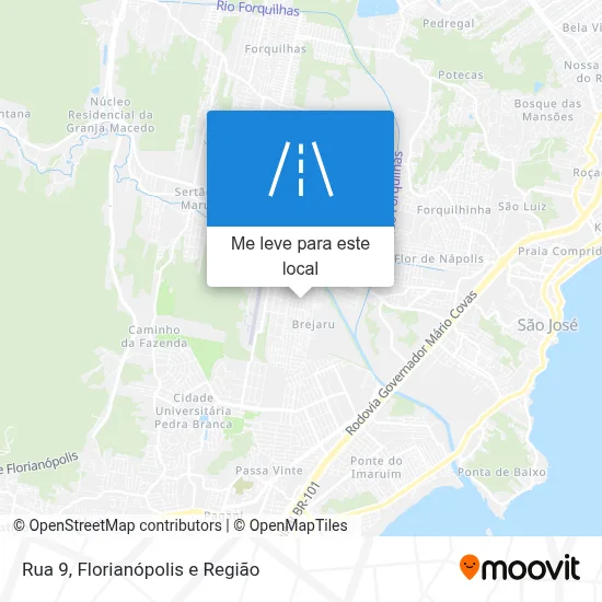 Rua 9 mapa