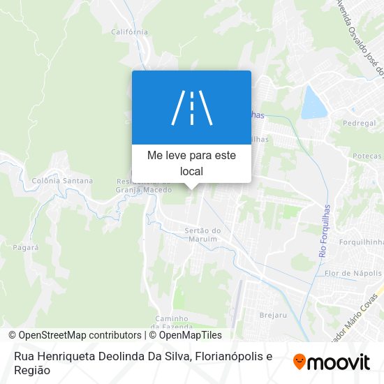 Rua Henriqueta Deolinda Da Silva mapa