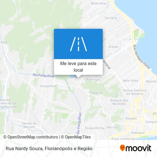 Rua Nardy Souza mapa