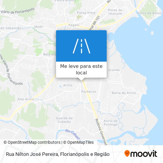 Rua Nilton José Pereira mapa