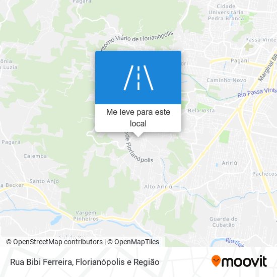 Rua Bibi Ferreira mapa