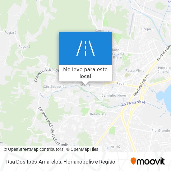 Rua Dos Ipês-Amarelos mapa