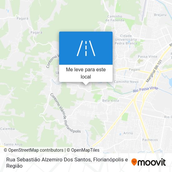 Rua Sebastião Alzemiro Dos Santos mapa