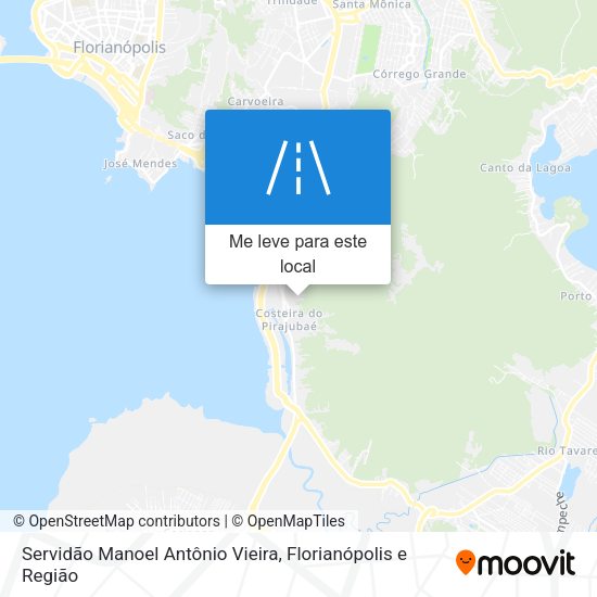 Servidão Manoel Antônio Vieira mapa