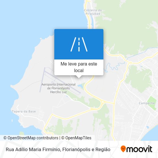 Rua Adílio Maria Firmínio mapa