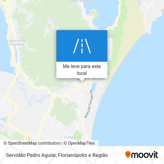 Servidão Pedro Aguiar mapa
