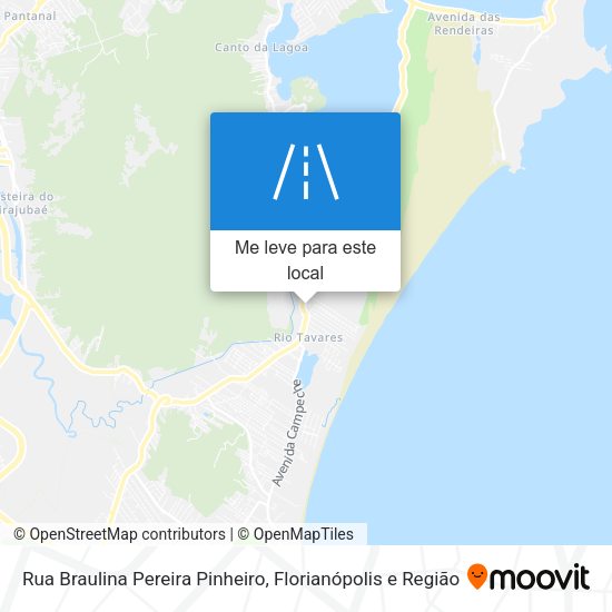 Rua Braulina Pereira Pinheiro mapa
