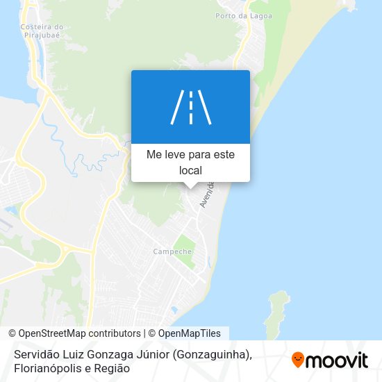 Servidão Luiz Gonzaga Júnior (Gonzaguinha) mapa