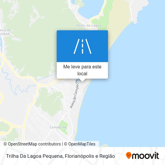 Trilha Da Lagoa Pequena mapa