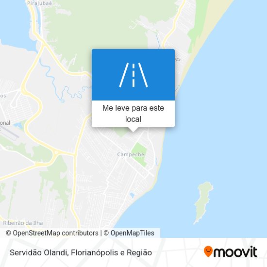 Servidão Olandi mapa