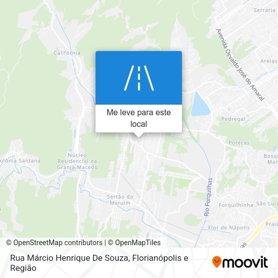 Rua Márcio Henrique De Souza mapa