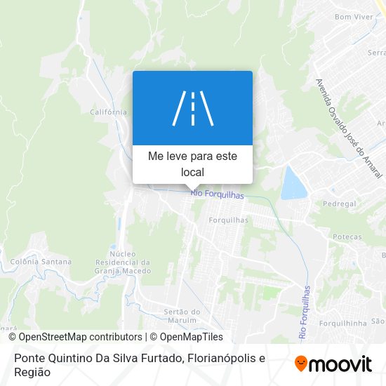 Ponte Quintino Da Silva Furtado mapa