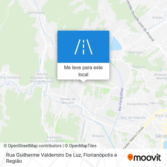 Rua Guilherme Valdemiro Da Luz mapa