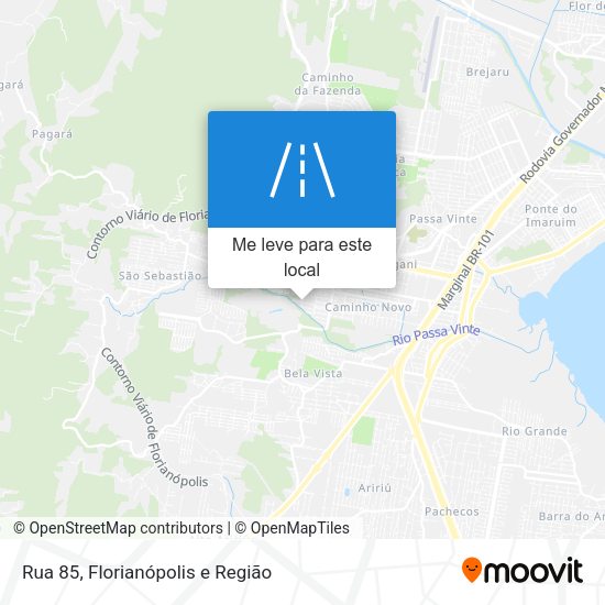 Rua 85 mapa