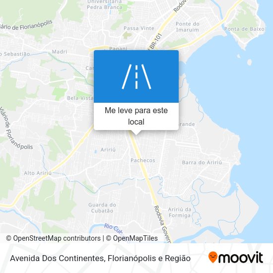 Avenida Dos Continentes mapa