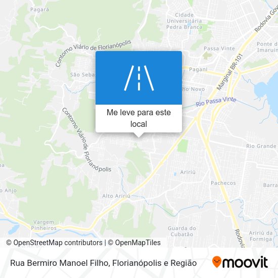 Rua Bermiro Manoel Filho mapa