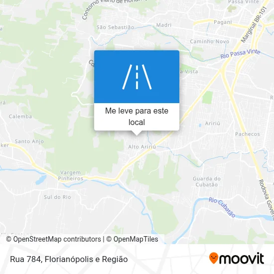 Rua 784 mapa