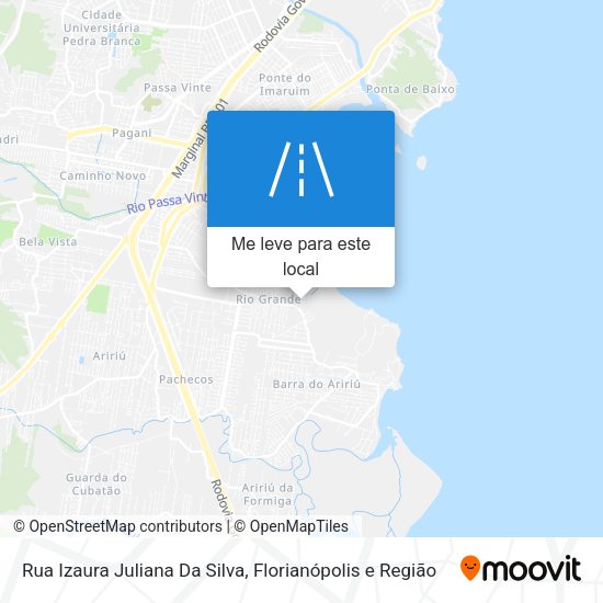 Rua Izaura Juliana Da Silva mapa