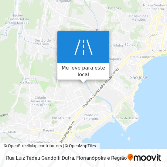 Rua Luiz Tadeu Gandolfi Dutra mapa