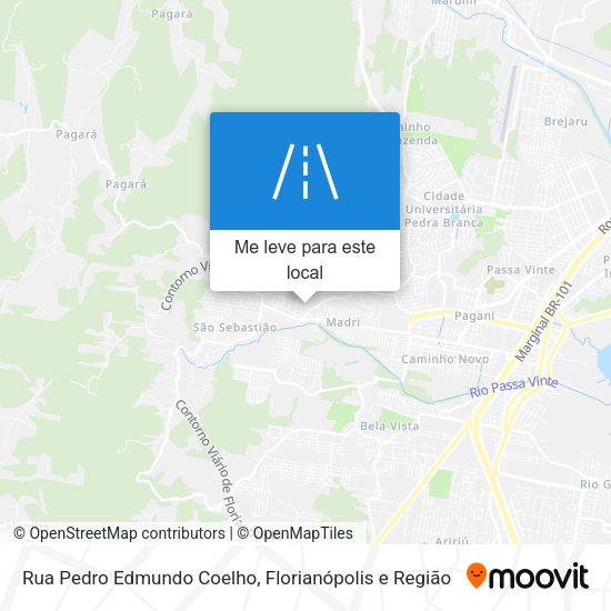 Rua Pedro Edmundo Coelho mapa