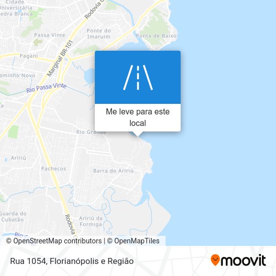 Rua 1054 mapa