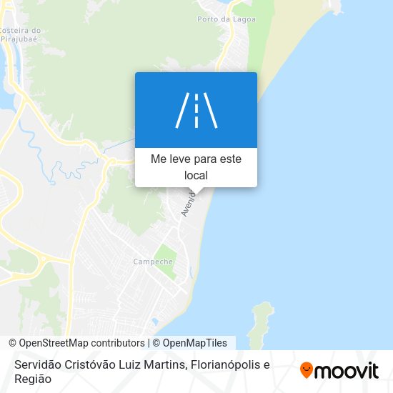 Servidão Cristóvão Luiz Martins mapa