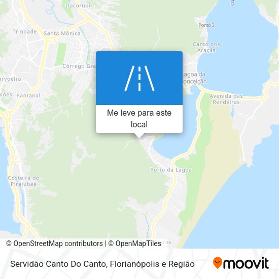 Servidão Canto Do Canto mapa