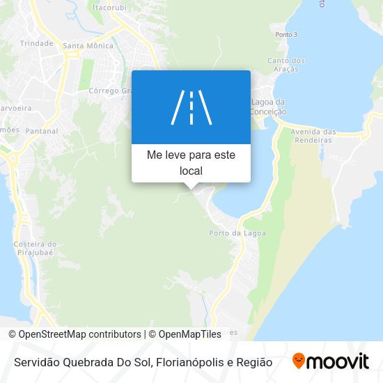 Servidão Quebrada Do Sol mapa