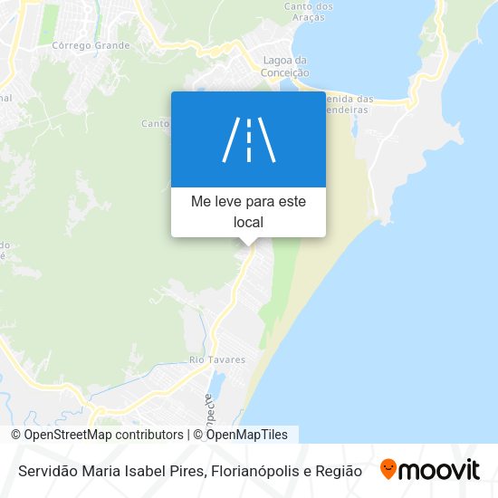 Servidão Maria Isabel Pires mapa
