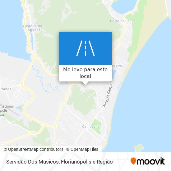 Servidão Dos Músicos mapa