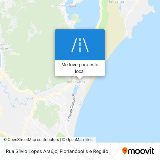 Rua Sílvio Lopes Araújo mapa