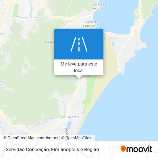 Servidão Conceição mapa