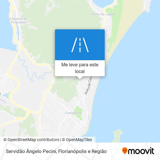 Servidão Ângelo Pecini mapa