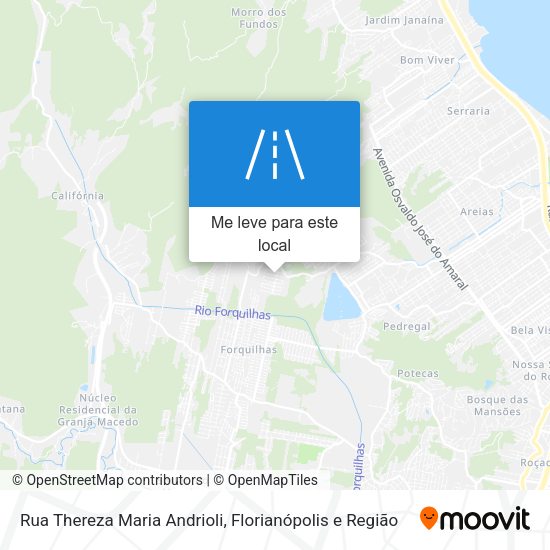 Rua Thereza Maria Andrioli mapa