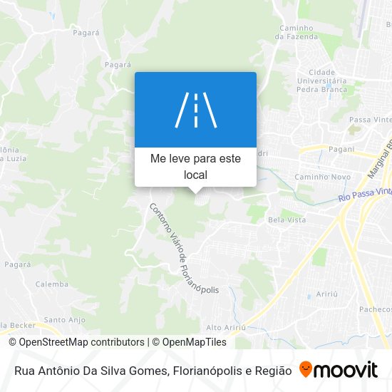 Rua Antônio Da Silva Gomes mapa
