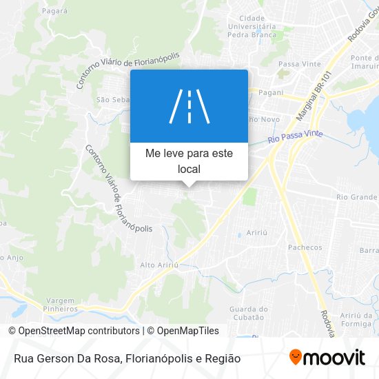 Rua Gerson Da Rosa mapa