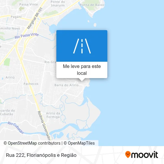 Rua 222 mapa