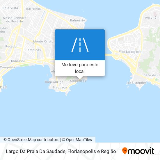 Largo Da Praia Da Saudade mapa