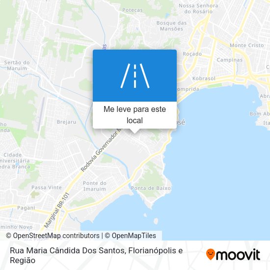 Rua Maria Cândida Dos Santos mapa