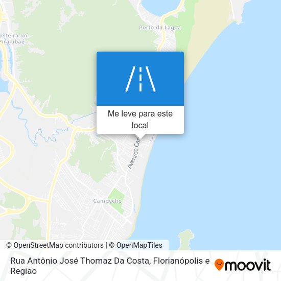 Rua Antônio José Thomaz Da Costa mapa