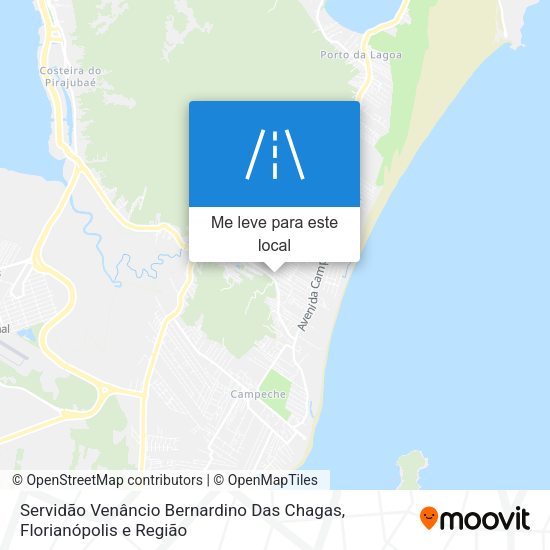 Servidão Venâncio Bernardino Das Chagas mapa
