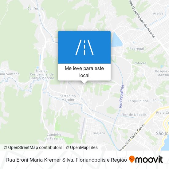 Rua Eroni Maria Kremer Silva mapa