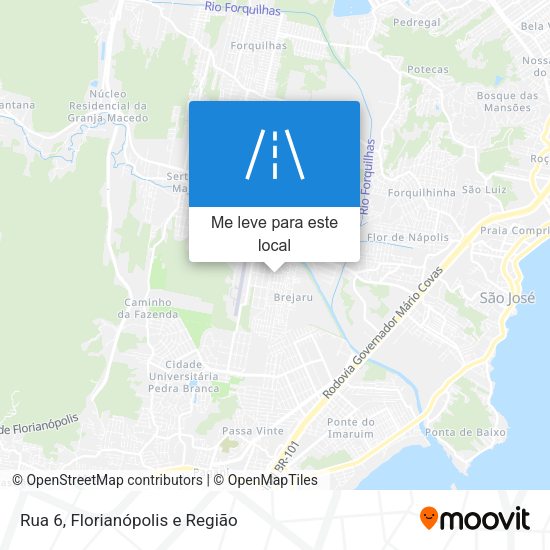 Rua 6 mapa