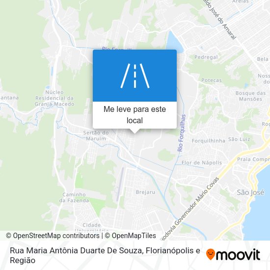Rua Maria Antônia Duarte De Souza mapa