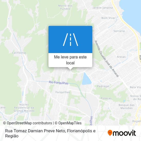 Rua Tomaz Damian Preve Neto mapa