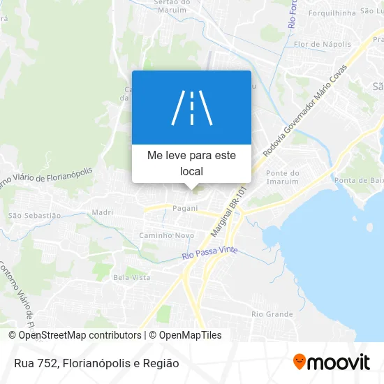 Rua 752 mapa
