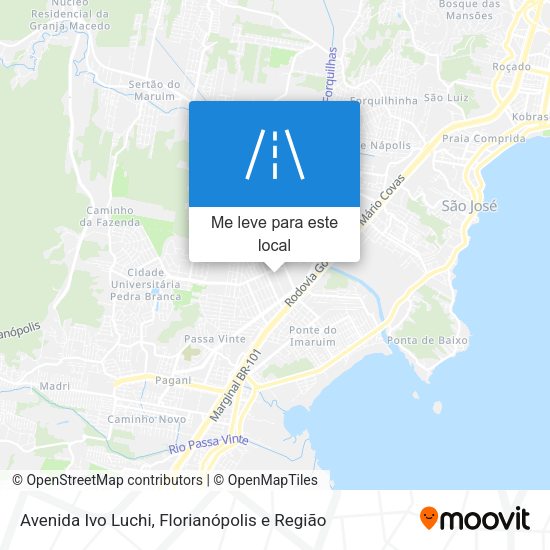 Avenida Ivo Luchi mapa