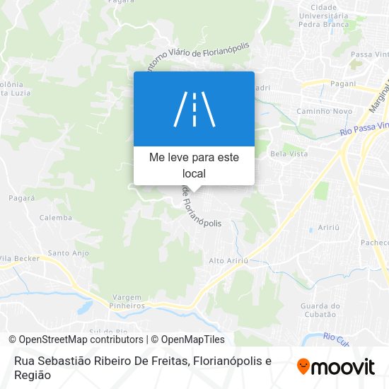 Rua Sebastião Ribeiro De Freitas mapa