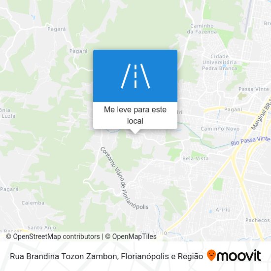 Rua Brandina Tozon Zambon mapa