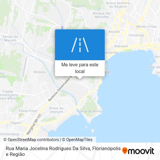 Rua Maria Jocelina Rodrigues Da Silva mapa